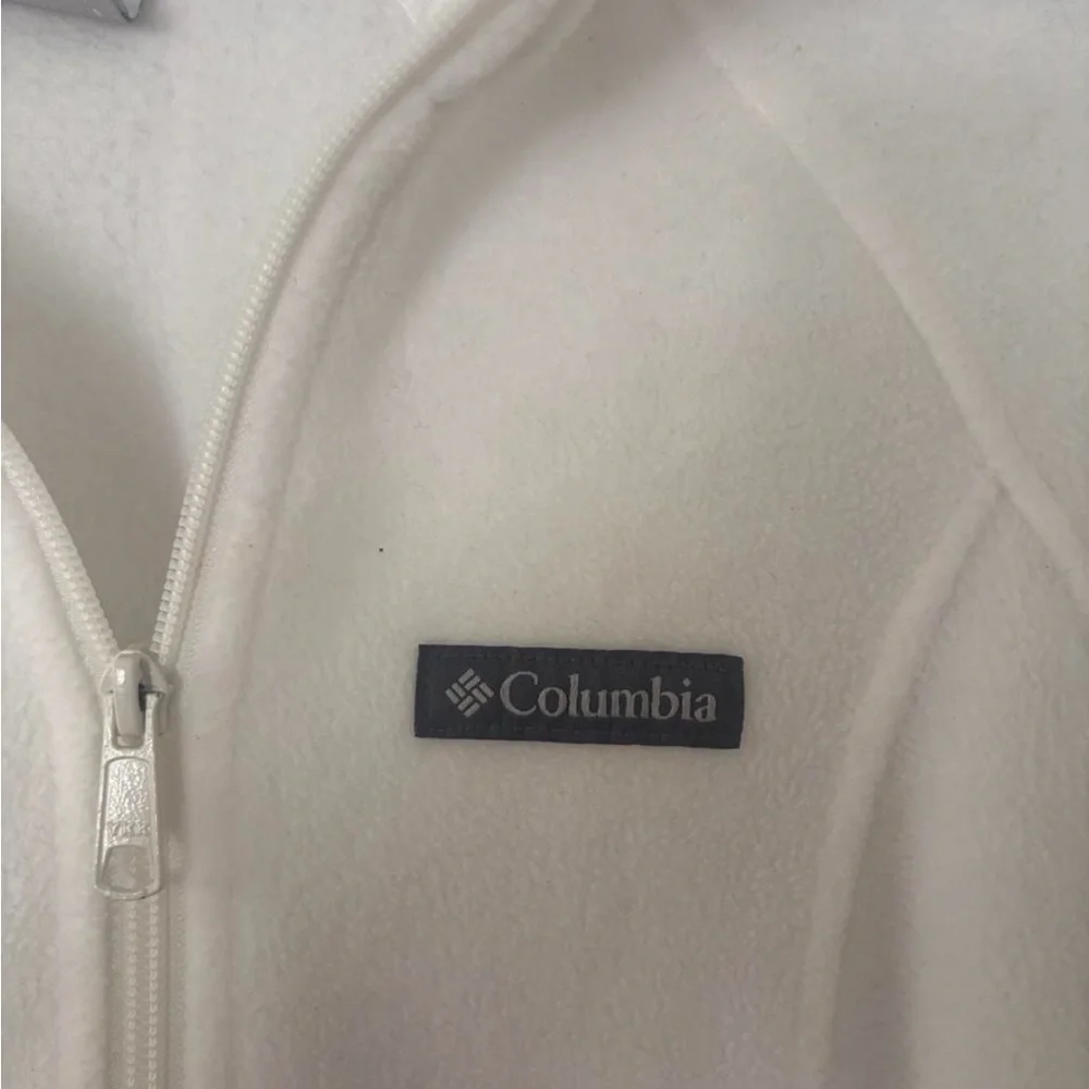 Columbia Women's Cream Full‑Zip Teddy Fleece Jacket